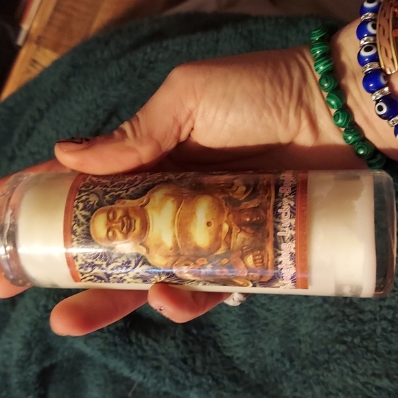 COPY - 1 laughing lucky Buddha candle 2 avail - Picture 2 of 4